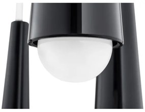 Lustră pe cablu HOLLYWOOD 5xE14/7W/230V neagră Argon 2103