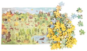 Puzzle pentru micii exploratori - Padurea (96 piese)