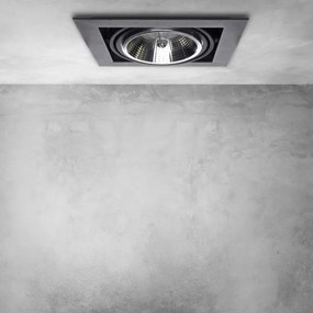 Lampă încastrată PLAZA AR111 1xGU10/12W/230V negru