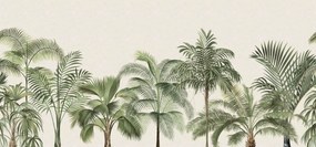 Fototapet, Retro Jungle, Green, Rebel Walls