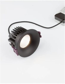 Spot LED incastrabil de exterior IP65 BLADE negru 8,5cm NVL-9232120