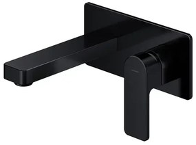 Baterie lavoar incastrata Omnires Baretti negru mat