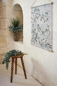 Masuta laterala, din lemn de mango si lemn de acacia, Country Charm