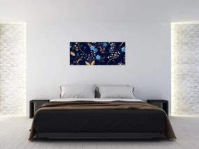 Tablou - Flori de toamnă (120x50 cm)