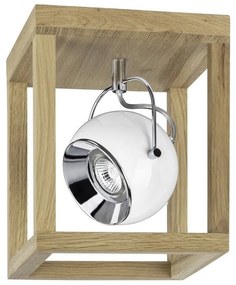 Plafonieră LED Spot-Light 5222174 ROY 1xGU10/5W/230V stejar mat