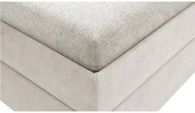 Pat matrimonial 110 cm Optoman (hnedogri) (cu somieră și saltea) (cu sp. depozitare). 1098578