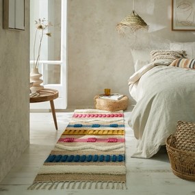 Covor tip traversă în culoare naturală 60x230 cm Medina – Flair Rugs