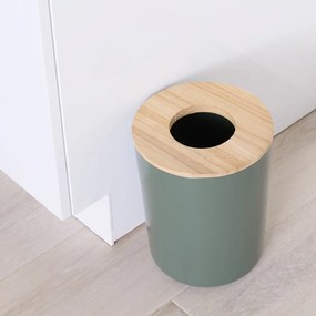 Coș de gunoi iDesign Eco Vanity, verde