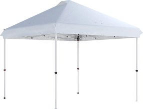 Outsunny Pavilon de grădină exterior 3x3 m, tonelă pliantă pop-up, roți, protecție solară UPF50+, înălțime reglabilă, alb | Aosom Romania