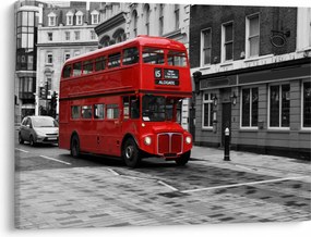 Tablou - Londra cu autobuz (70x50 cm)