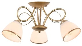 Brilagi - Lustru aplicat FRED 3xE27/60W/230V Ø 59 cm auriu