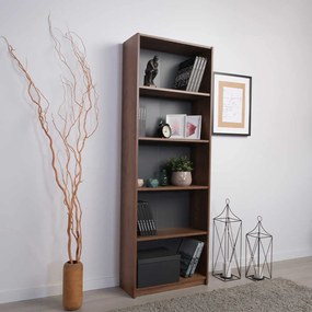 Biblioteca Adore Modern, 5 rafturi, 64x182x26 cm