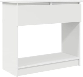 vidaXL Consolă cu sertare alb 85,5x38,5x74,5 cm