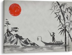 Tablou - Munții Fuji (70x50 cm)