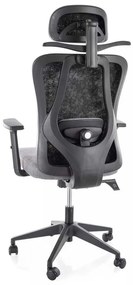 Scaun de birou Valrose II, negru