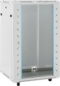 vidaXL Dulap de server, 18U, 19" IP20, gri, 60x60x100 cm