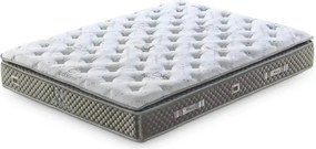 Saltea BIO BALANCE, alb/gri, 160x200 cm