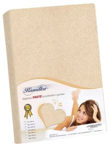 Cearşaf de pat Kamilka, bej, 100 x 200 cm