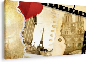 Tablou - Amintiri din Paris (90x60 cm)