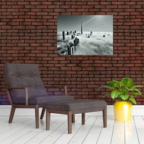 Tablou pe sticlă - Zgârie-nori, dubai (70x50 cm)