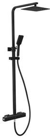 Set de duș cu baterie termostatică BATH DELUXE 31-120-06-02-00 NAESBY negru mat