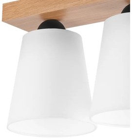 Lustră aplicată LULA 2xE27/60W/230V stejar