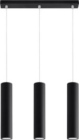 Lustră neagră din metal Castro – Sollux