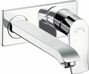 Baterie lavoar incastrata Hansgrohe Metris crom lucios