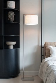 Lampa de podea Boston metal sand abajur alb