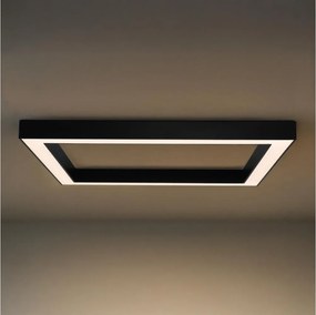 Plafonieră LED 150W/230V, 3000/4000/6500K, 120x120 cm, negru