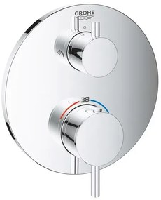 Baterie dus incastrata Grohe Atrio termostatata crom