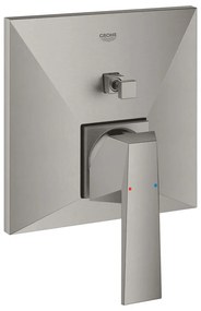 Baterie cada - dus incastrata Grohe Allure Brilliant crom periat Supersteel fara corp ingropat