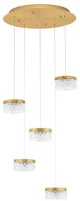 Lustra cu 5 pendule LED design modern Bion