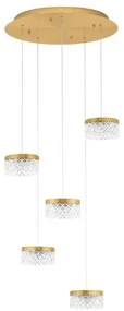 Lustra cu 5 pendule LED design modern Bion