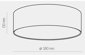 Lustr de tavan pentru copii RONDO KIDS 4xE27/15W/230V roză