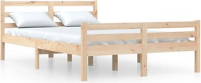 vidaXL Cadru de pat King Size, 150x200 cm, lemn masiv