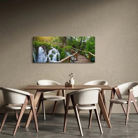 Tablou - Lacurile Plitvice (120x50 cm)