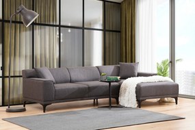 Canapea de colț Petra R Corner - Anthracite