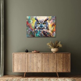 Tablou - Pictură de o bufniță (70x50 cm)