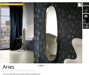 Oglinda decorativa ovala Aries SV-119481