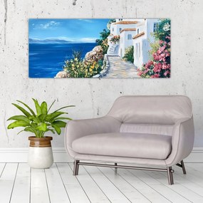 Tablou - Alee lângă mare (120x50 cm)