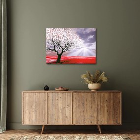 Tablou cu pomul roșu (70x50 cm)