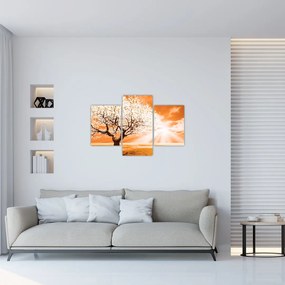 Tabloul cu pomul portocaliu (90x60 cm)