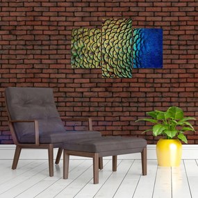 Tablou - Pene de păun (90x60 cm)