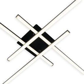 Brilagi - Plafonieră LED STRIPES LED/37W/230V neagră