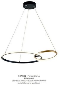 Lustra LED moderna design circular RANDO
