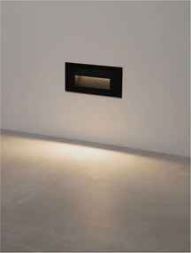 Spot LED incastrabil exterior, ambiental, IP65, POLKA negru