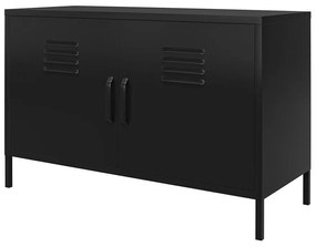 Dulap negru din metal 100x64x40 cm Mission District – Støraa