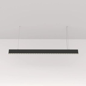 Lustra moderna neagra liniara minimalista cu led Maytoni Points