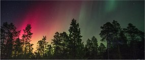 Tablou cu Northern Lights (120x50 cm)